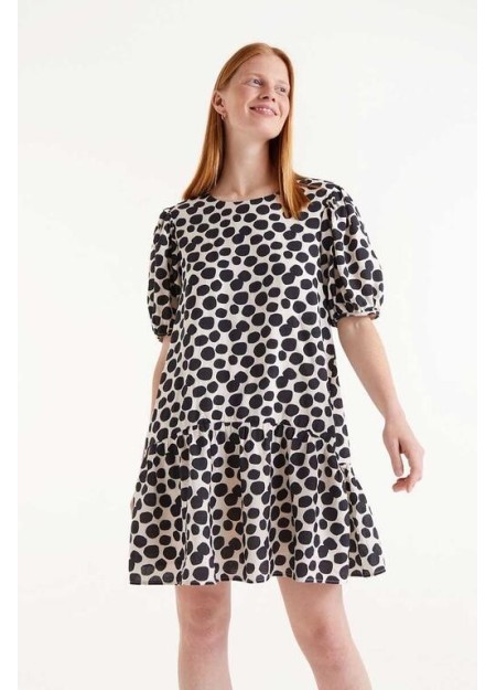 VESTIDO CORTO LUNARES