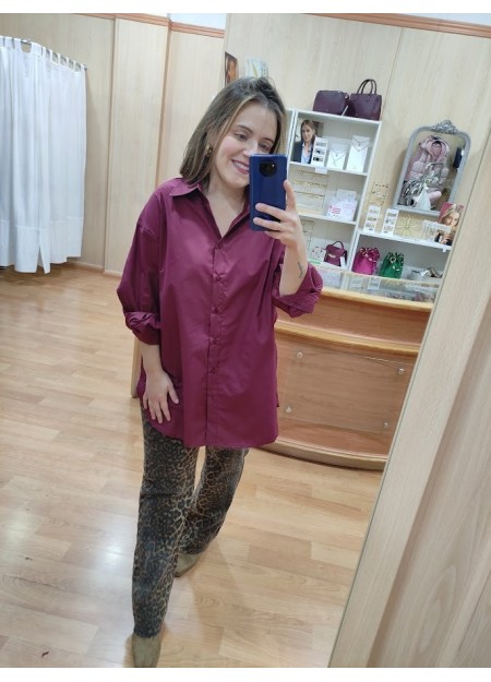 CAMISA BURDEOS