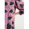 VESTIDO CORTO ESTAMPADO FRESAS