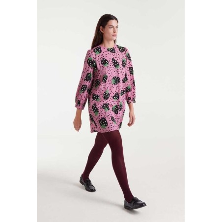 VESTIDO CORTO ESTAMPADO FRESAS